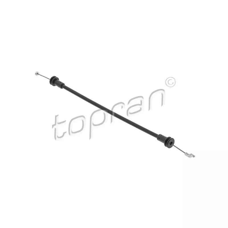 Tirette à câble, déverrouillage porte TOPRAN 601 225