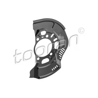 Déflecteur, disque de frein avant gauche TOPRAN 601 300