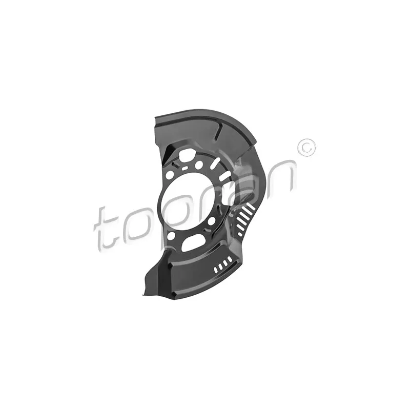 Déflecteur, disque de frein avant gauche TOPRAN 601 300