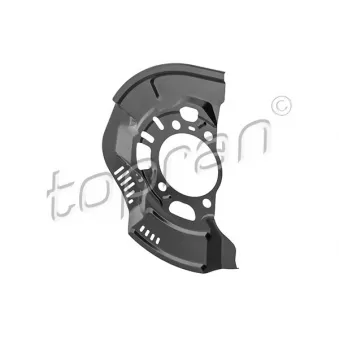 Déflecteur, disque de frein avant droit TOPRAN 601 301