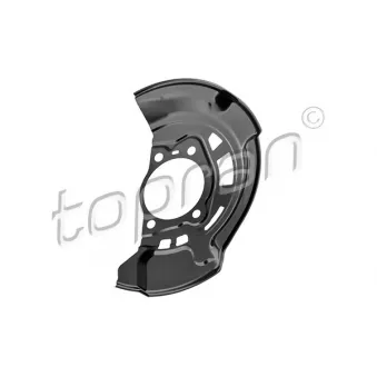 Déflecteur, disque de frein arrière gauche TOPRAN 601 302