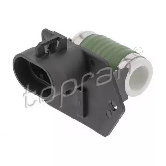 Résistance de série, moteur électrique-ventilateur du radiat TOPRAN 601 625