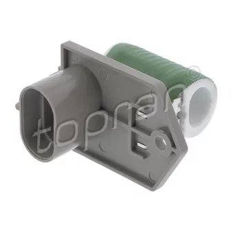 Résistance de série, moteur électrique-ventilateur du radiat TOPRAN 601 627