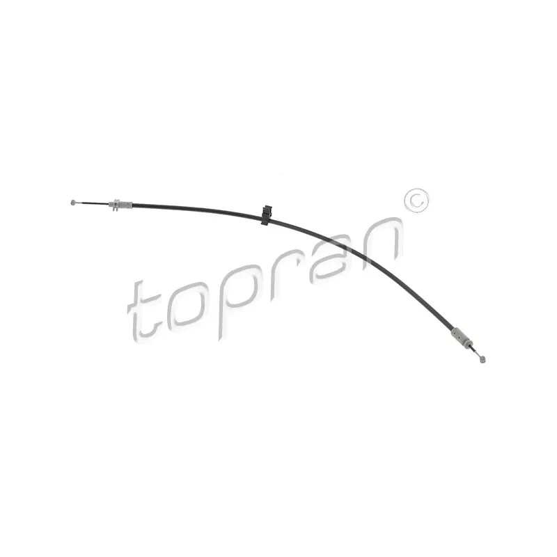 Tirette à câble, déverrouillage porte avant gauche TOPRAN 601 824