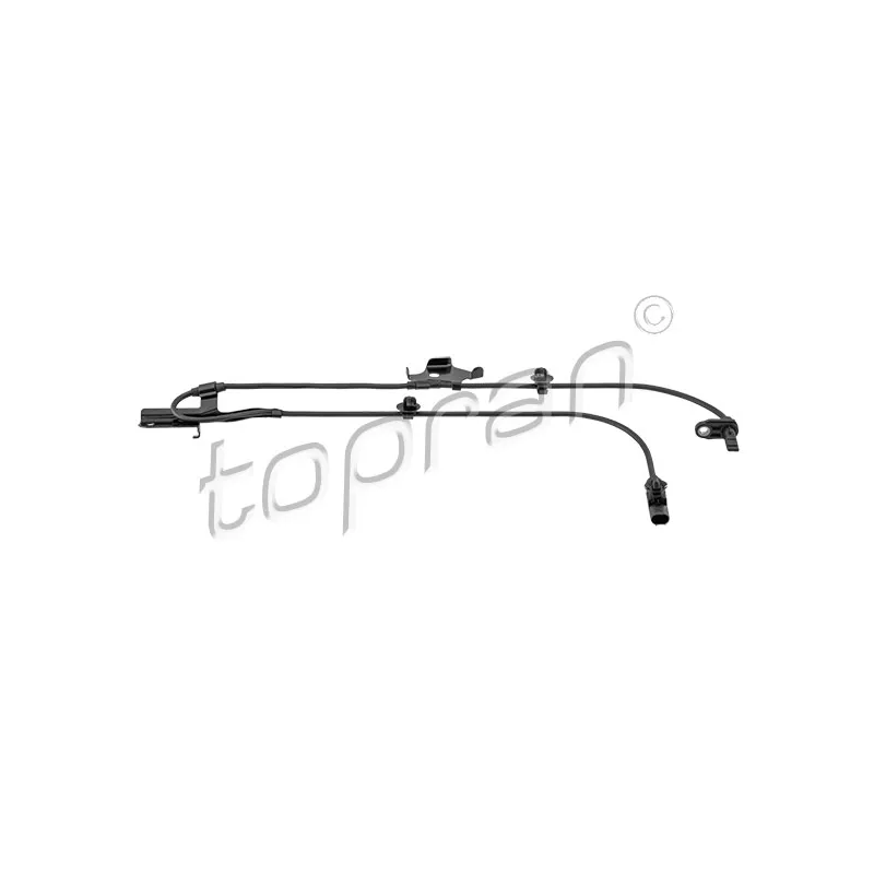 Capteur, vitesse de roue avant droit TOPRAN 623 006
