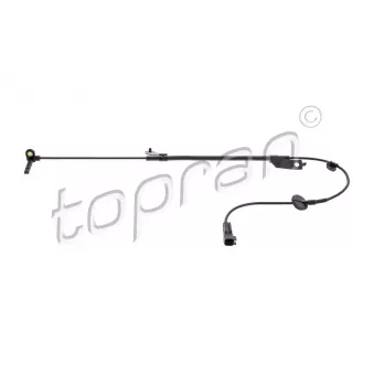 Capteur, vitesse de roue avant gauche TOPRAN 623 024