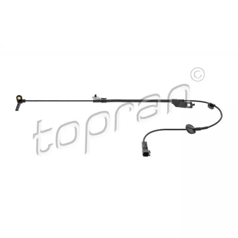 Capteur, vitesse de roue avant gauche TOPRAN 623 024