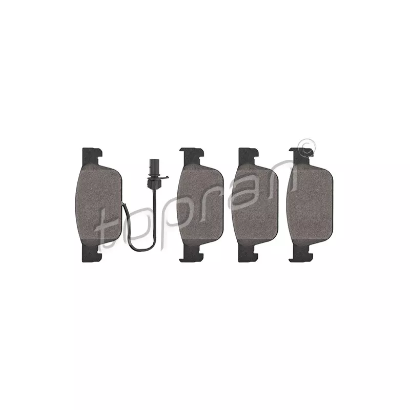 Jeu de 4 plaquettes de frein avant TOPRAN 624 501