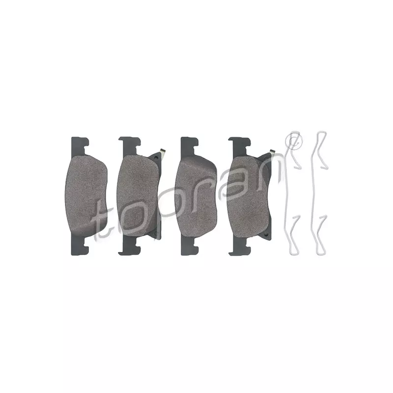 Jeu de 4 plaquettes de frein avant TOPRAN 624 523
