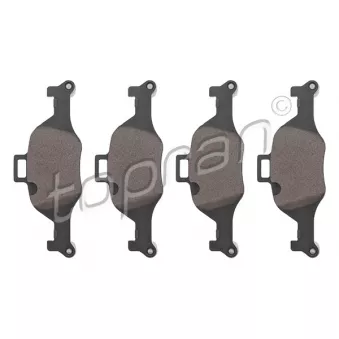 Jeu de 4 plaquettes de frein avant TOPRAN 624 525