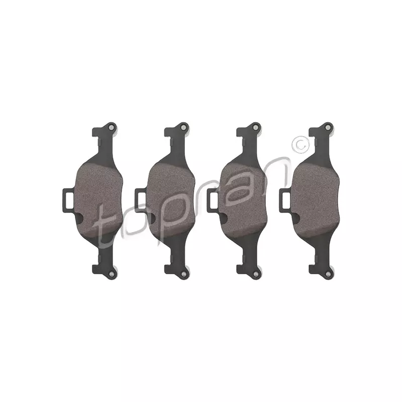Jeu de 4 plaquettes de frein avant TOPRAN 624 525