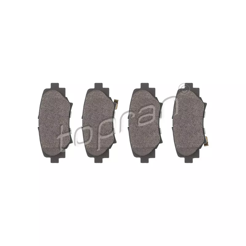 Jeu de 4 plaquettes de frein arrière TOPRAN 624 526
