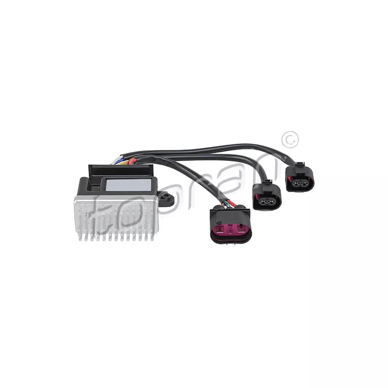 Commande, ventilateur électrique (refroidissement du moteur) TOPRAN 629 451