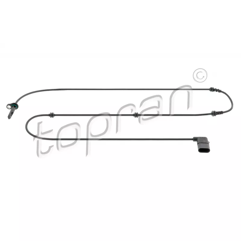 Capteur, vitesse de roue avant droit TOPRAN 638 687