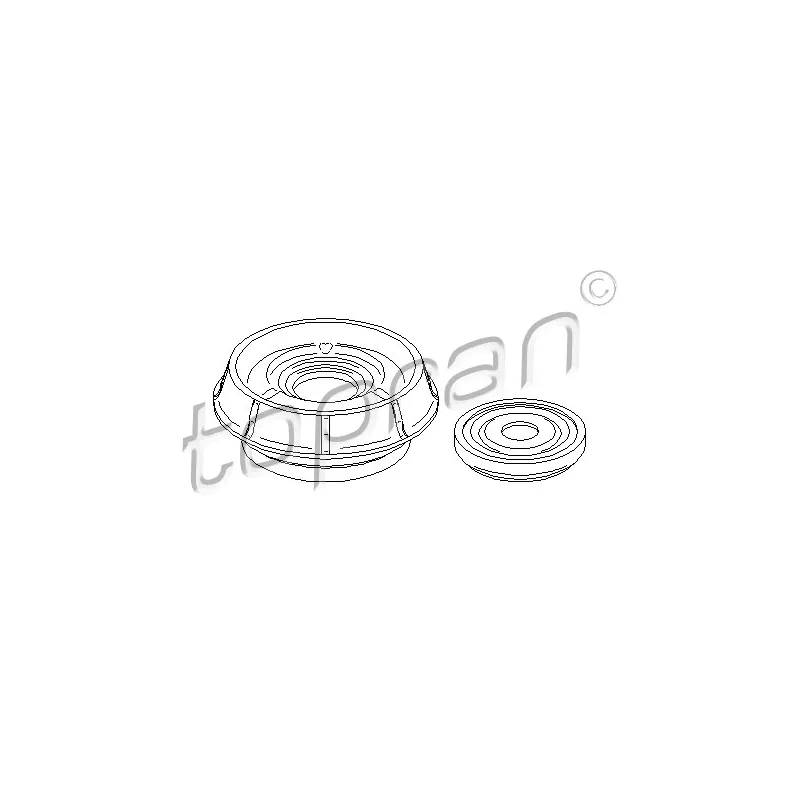 Coupelle de suspension TOPRAN 700 350