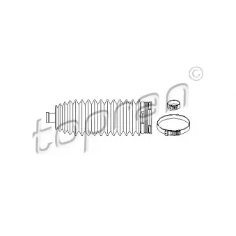 Joint-soufflet, direction TOPRAN 700 746