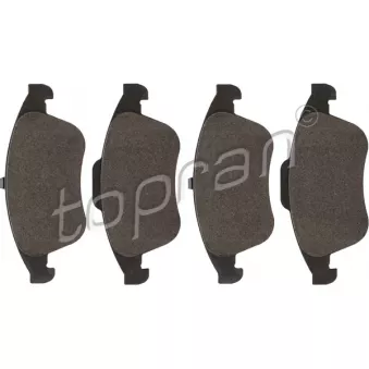 Jeu de 4 plaquettes de frein avant TOPRAN 700 801