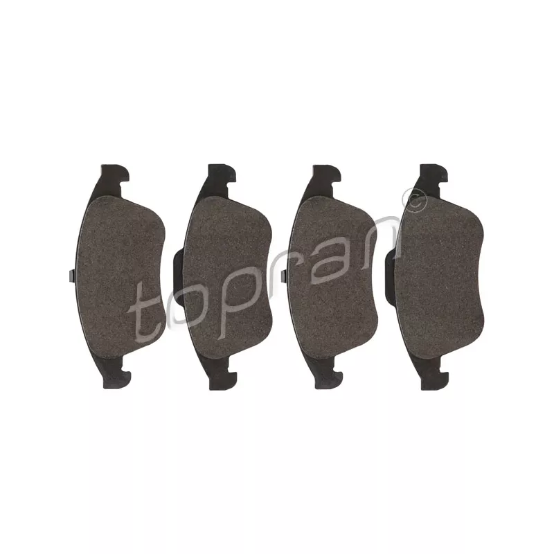 Jeu de 4 plaquettes de frein avant TOPRAN 700 801