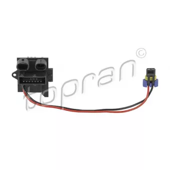 Résistance, pulseur d'air habitacle TOPRAN 701 414