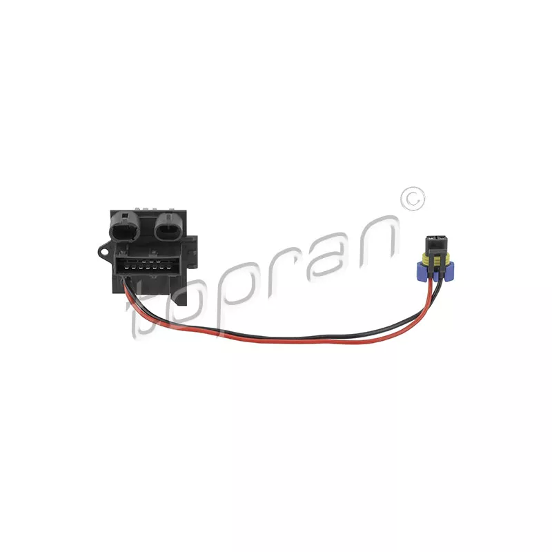 Résistance, pulseur d'air habitacle TOPRAN 701 414