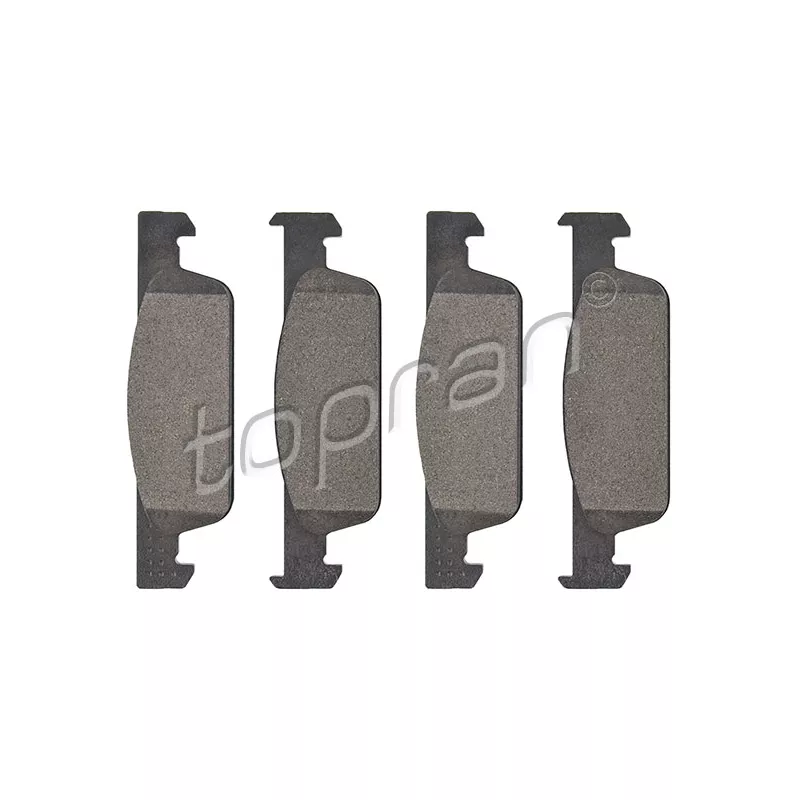 Jeu de 4 plaquettes de frein avant TOPRAN 701 432