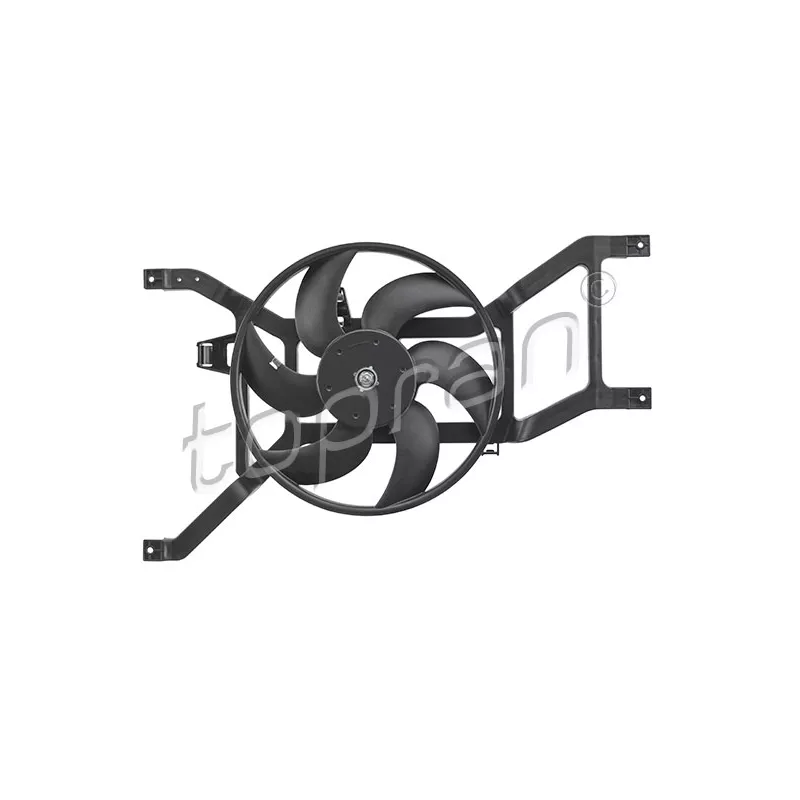 Ventilateur, refroidissement du moteur TOPRAN 701 779