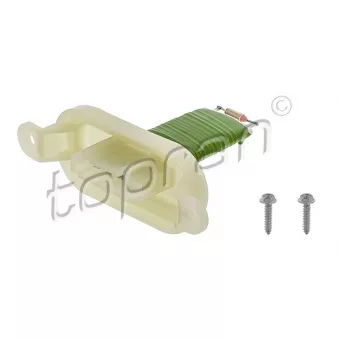 Résistance, pulseur d'air habitacle TOPRAN