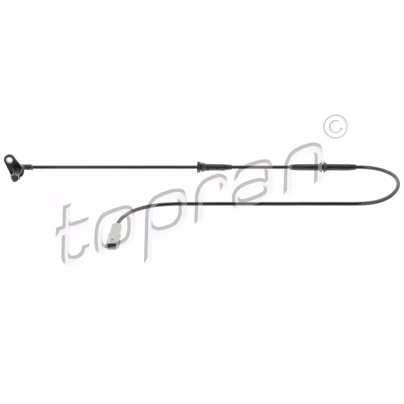 Capteur, vitesse de roue arrière gauche TOPRAN 702 448