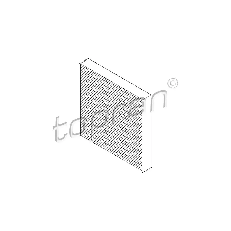 Filtre, air de l'habitacle TOPRAN 720 325