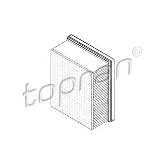 Filtre à air TOPRAN 721 012