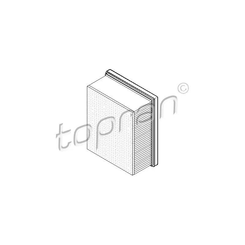 Filtre à air TOPRAN 721 012