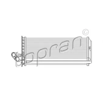 Système de chauffage TOPRAN 721 422
