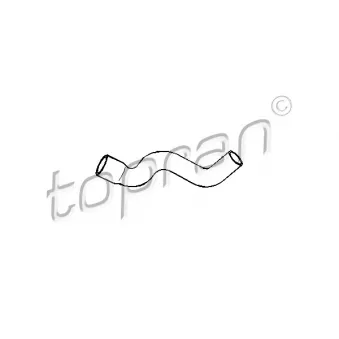 Durite de radiateur TOPRAN 721 448
