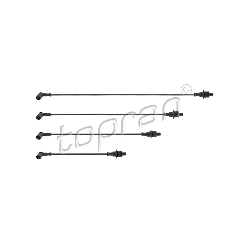 Kit de câbles d'allumage TOPRAN 721 503