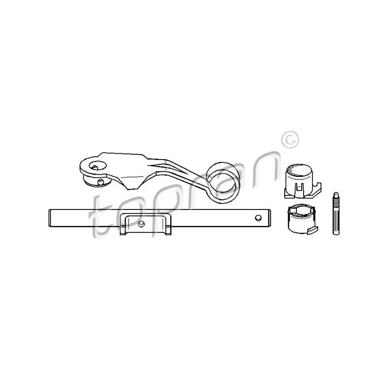 Fourchette de débrayage, embrayage TOPRAN 722 141