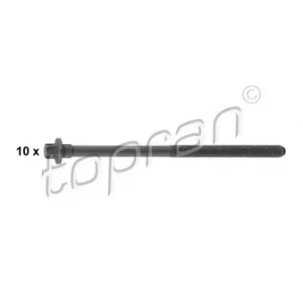Jeu de boulons de culasse de cylindre TOPRAN 722 341