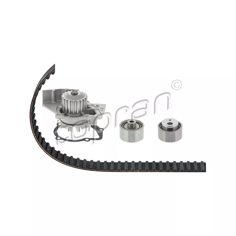 Pompe à eau + kit de courroie de distribution TOPRAN 722 658