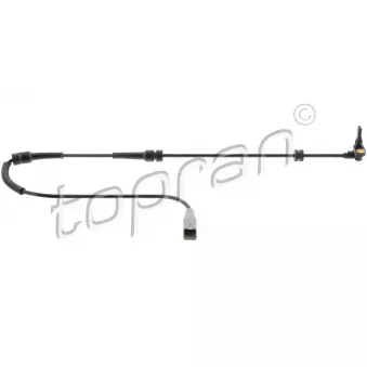 Capteur, vitesse de roue avant gauche TOPRAN 722 806