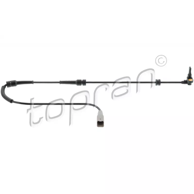 Capteur, vitesse de roue avant gauche TOPRAN 722 806