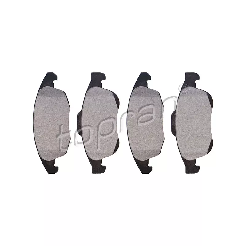Jeu de 4 plaquettes de frein avant TOPRAN 723 104