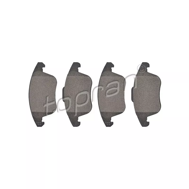 Jeu de 4 plaquettes de frein avant TOPRAN 723 273