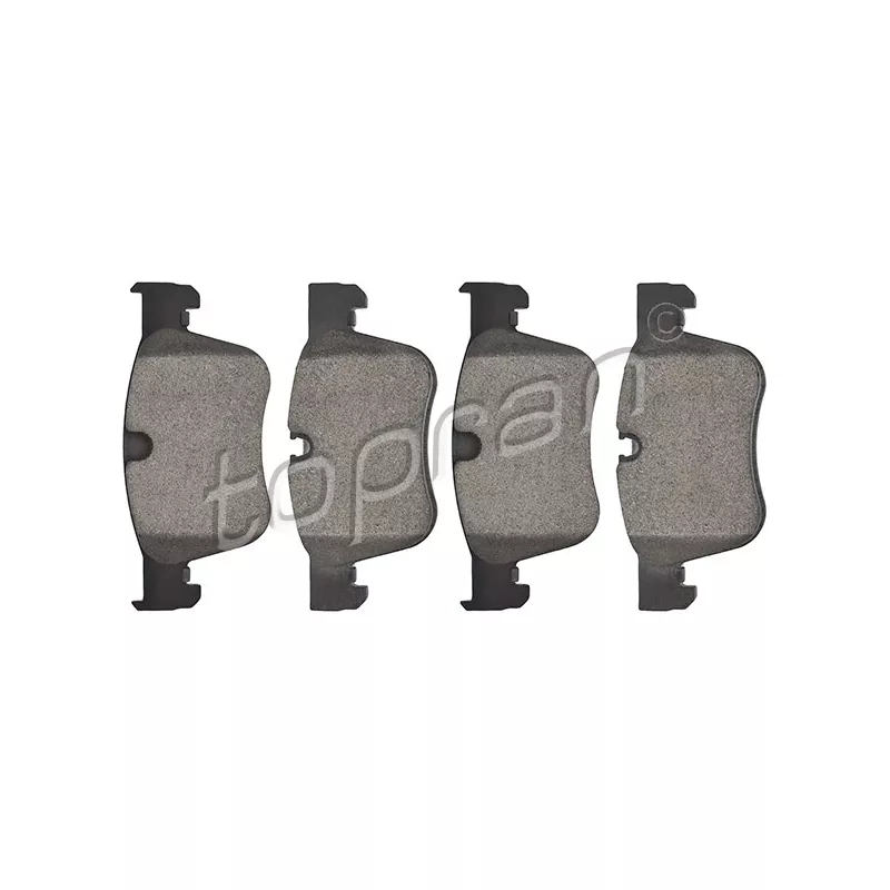 Jeu de 4 plaquettes de frein avant TOPRAN 723 632