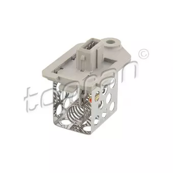 Résistance de série, moteur électrique-ventilateur du radiat TOPRAN 723 794