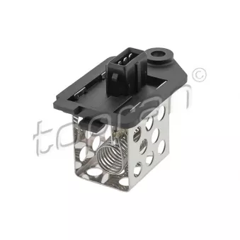 Résistance de série, moteur électrique-ventilateur du radiat TOPRAN 723 893