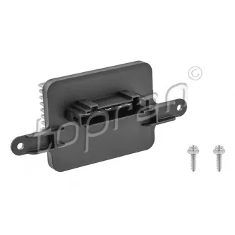 Résistance, pulseur d'air habitacle TOPRAN 724 117