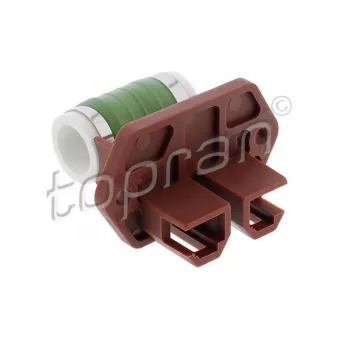 Résistance de série, moteur électrique-ventilateur du radiat TOPRAN 724 269