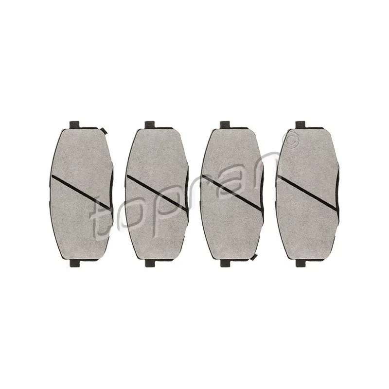 Jeu de 4 plaquettes de frein avant TOPRAN 820 691