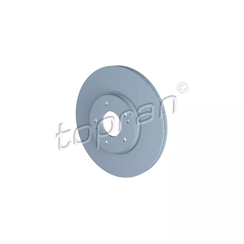 Jeu de 2 disques de frein avant TOPRAN 821 936