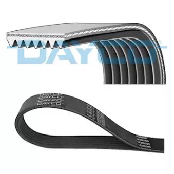 Courroie trapézoïdale à nervures DAYCO 7PK1039EE