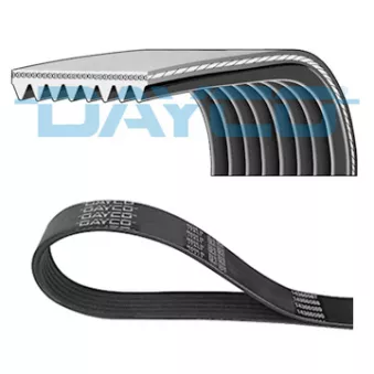 Courroie trapézoïdale à nervures DAYCO 8PK1057H